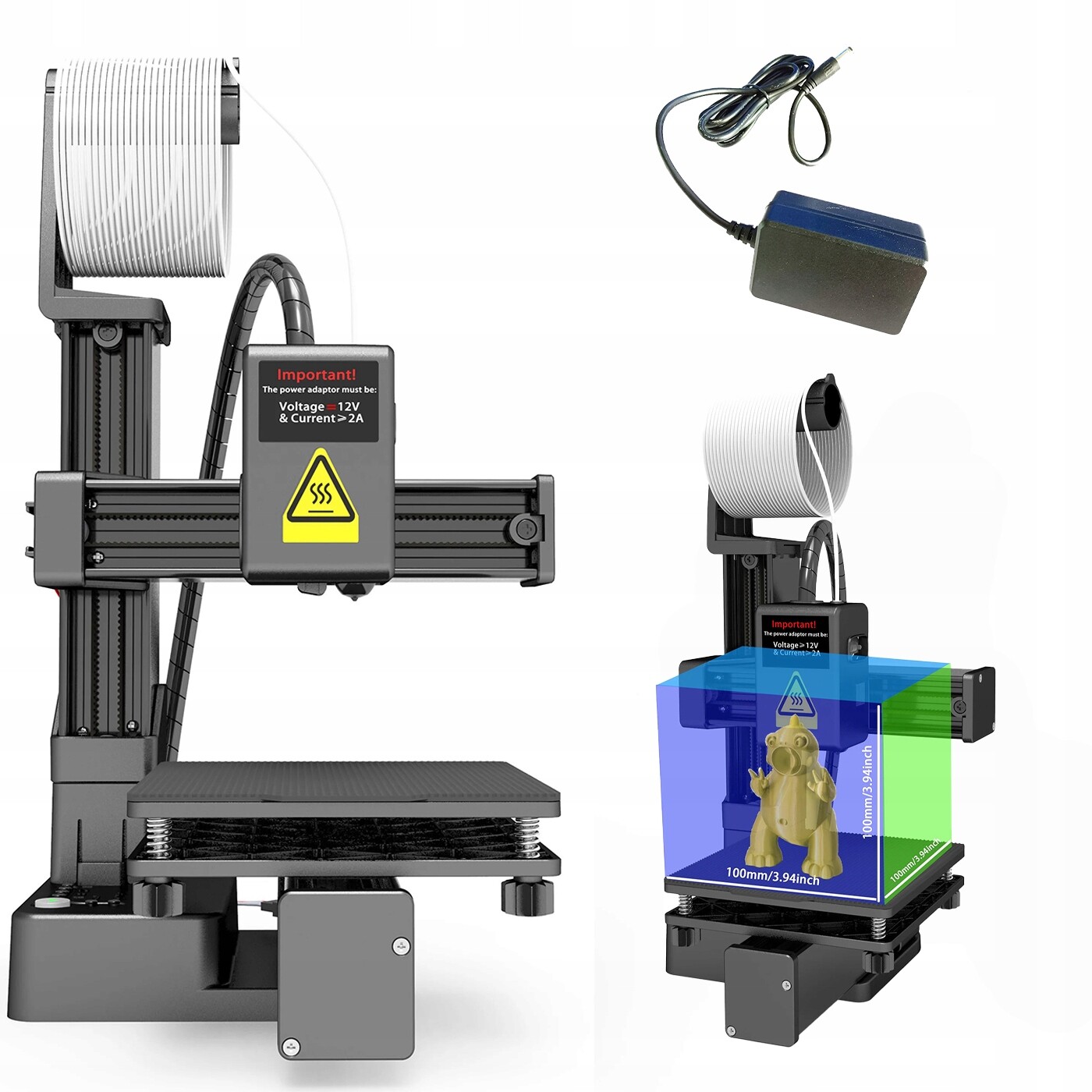 3D tiskárna EasyThreed Tisk 100x100x100 mm Pla/tpu 1.75 mm Fdm