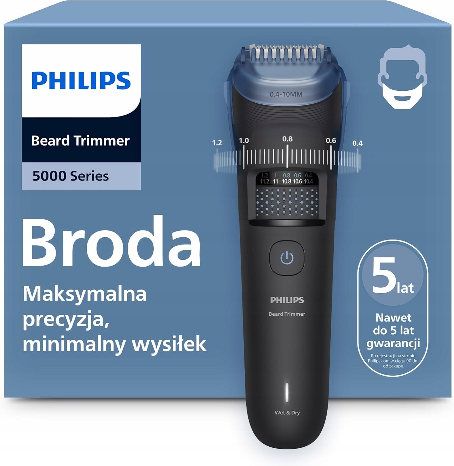 Zastřihovač vousů Philips řady 5000