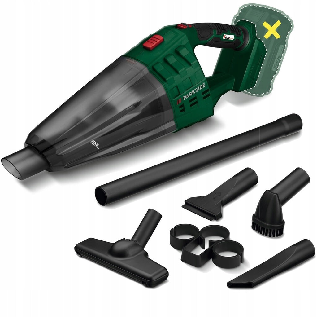 Parkside Bezdrátový Vysavač 4 Trysky 20V
