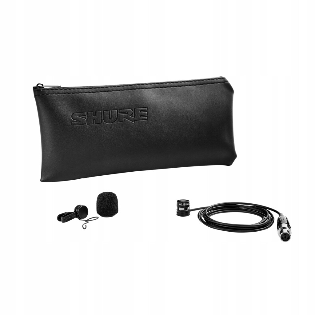 Shure WL185MB/C-TQG Nízkoprofilový Kardioidní Kravatový Mikrofon