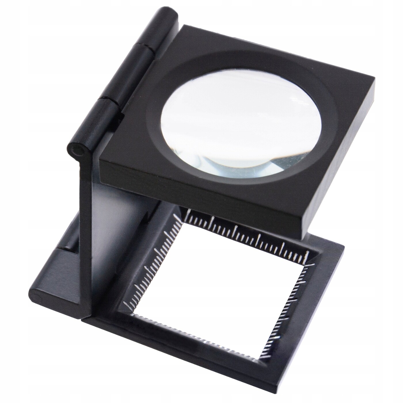 Zvětšovací lupa Shinwa 6x stojící se stupnicí 25 mm Vyrobená V Japonsku