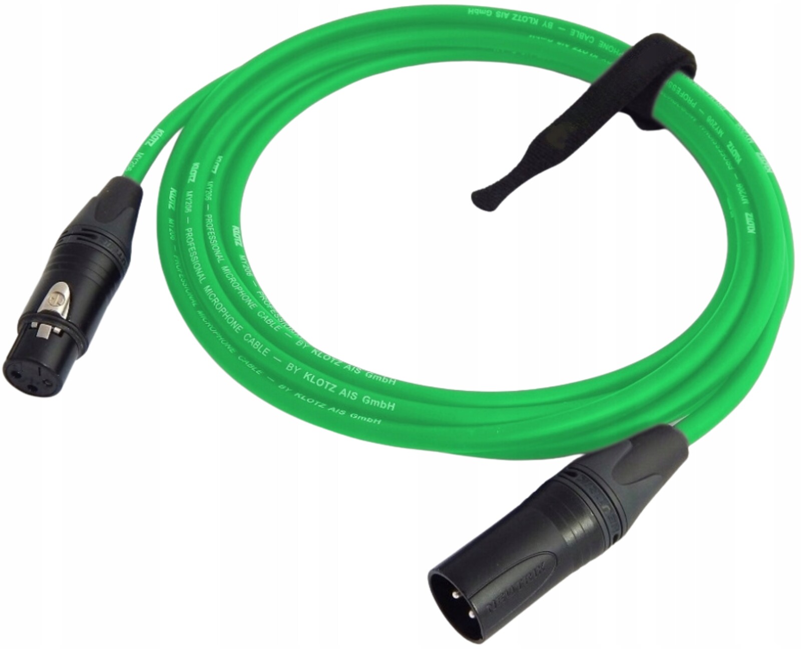 Kabel Klotz Zelený MY206 Mikrofonní Kabel Xlr-xlr Neutrik 7,5 m