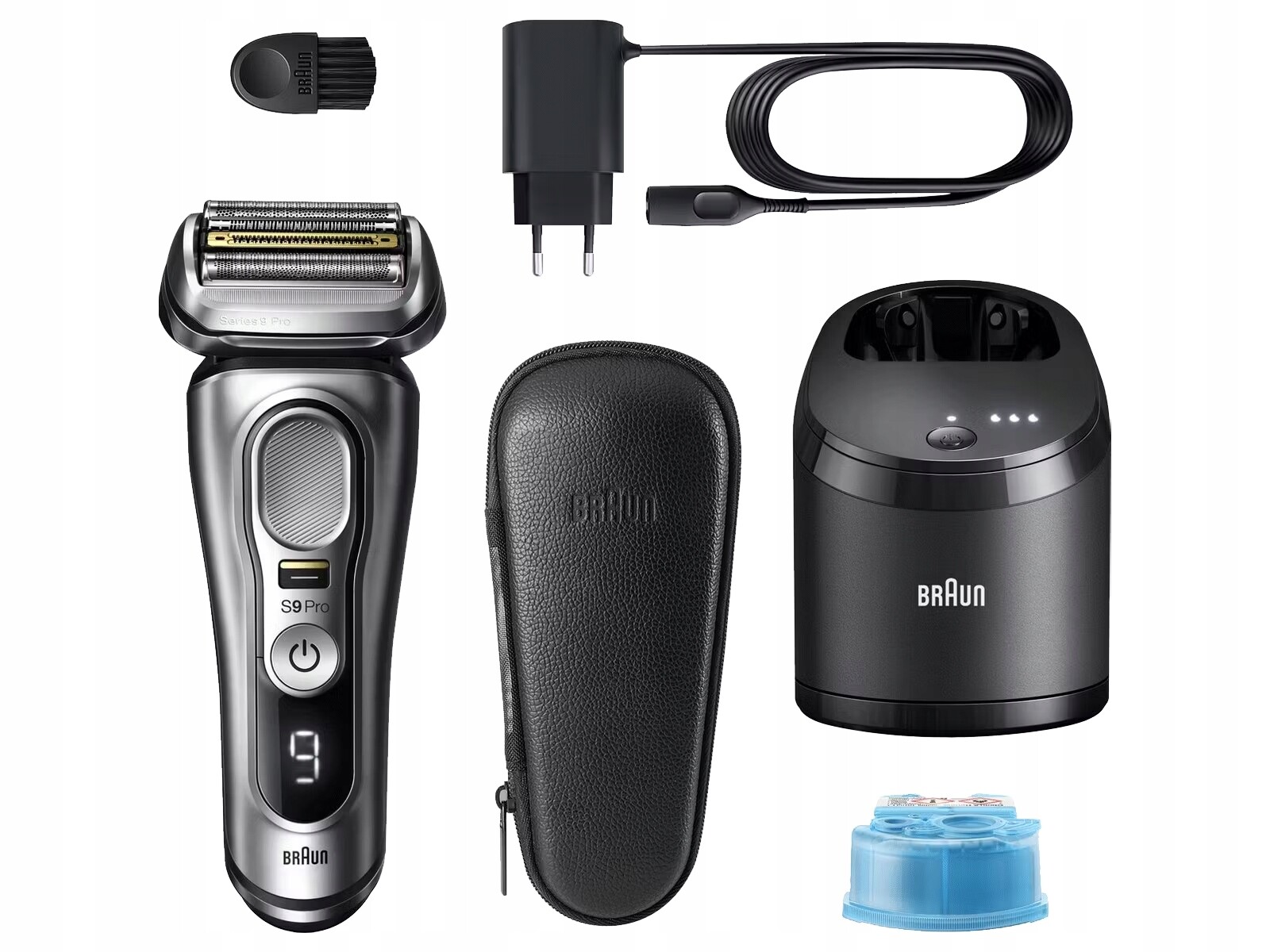 Holicí Strojek Braun Series 9 Pro 9467cc Čisticí a nabíjecí stanice +Pouzdro