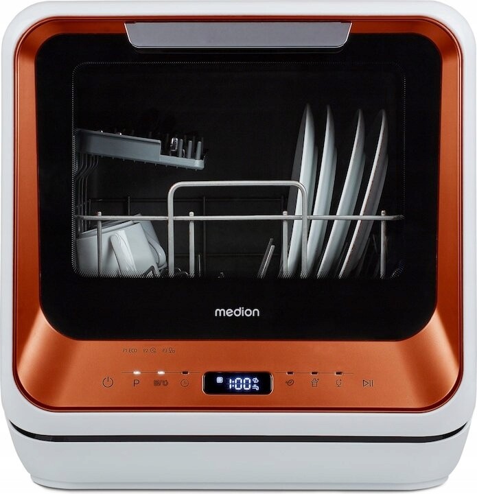 Malá Volně Stojící Stolní Myčka Nádobí 2 Sady 6 Programů 5 L Pro Obytný Vůz