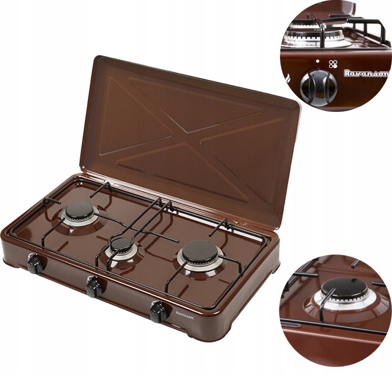 Volně stojící plynový sporák Ravanson K-03BR