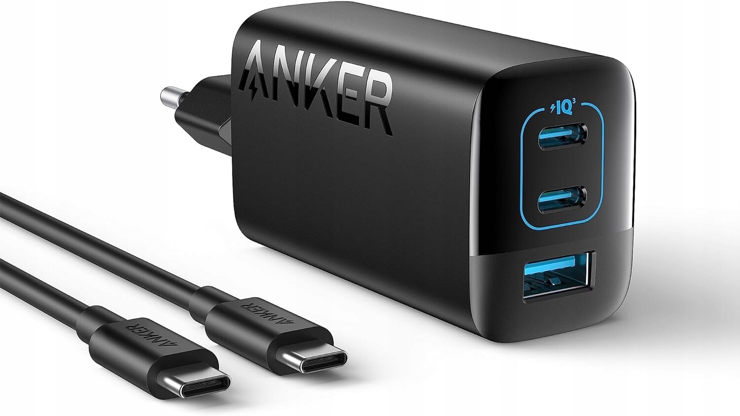 Nabíječka Usb-c 67 W, Anker 335 3-portová rychlá nabíječka s kabelem 1,5 m
