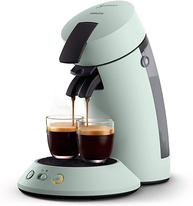 Tlakový a překapávací kávovar Philips Senseo Original Plus 1450 W zelený