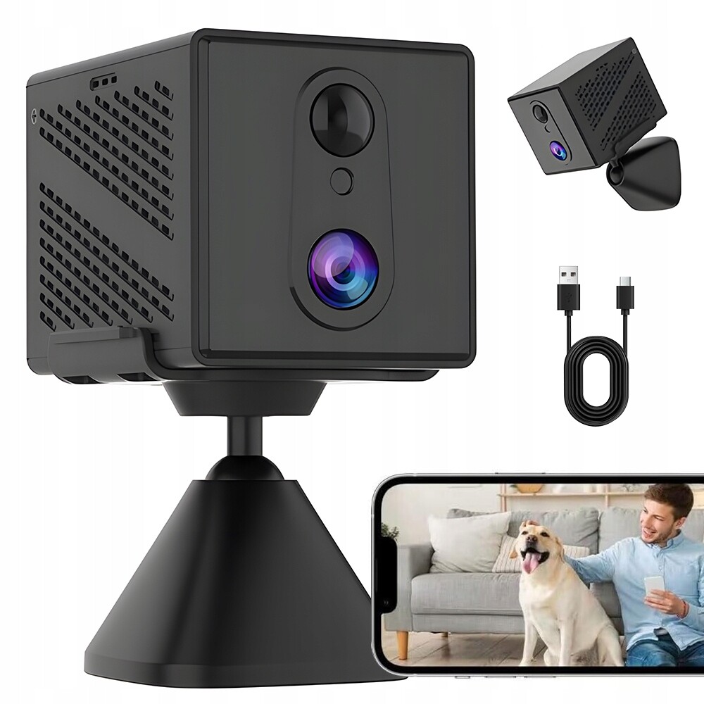 Bezdrátová Mini Smart Wifi Kamera Full Hd Malá Špionážní 1080P