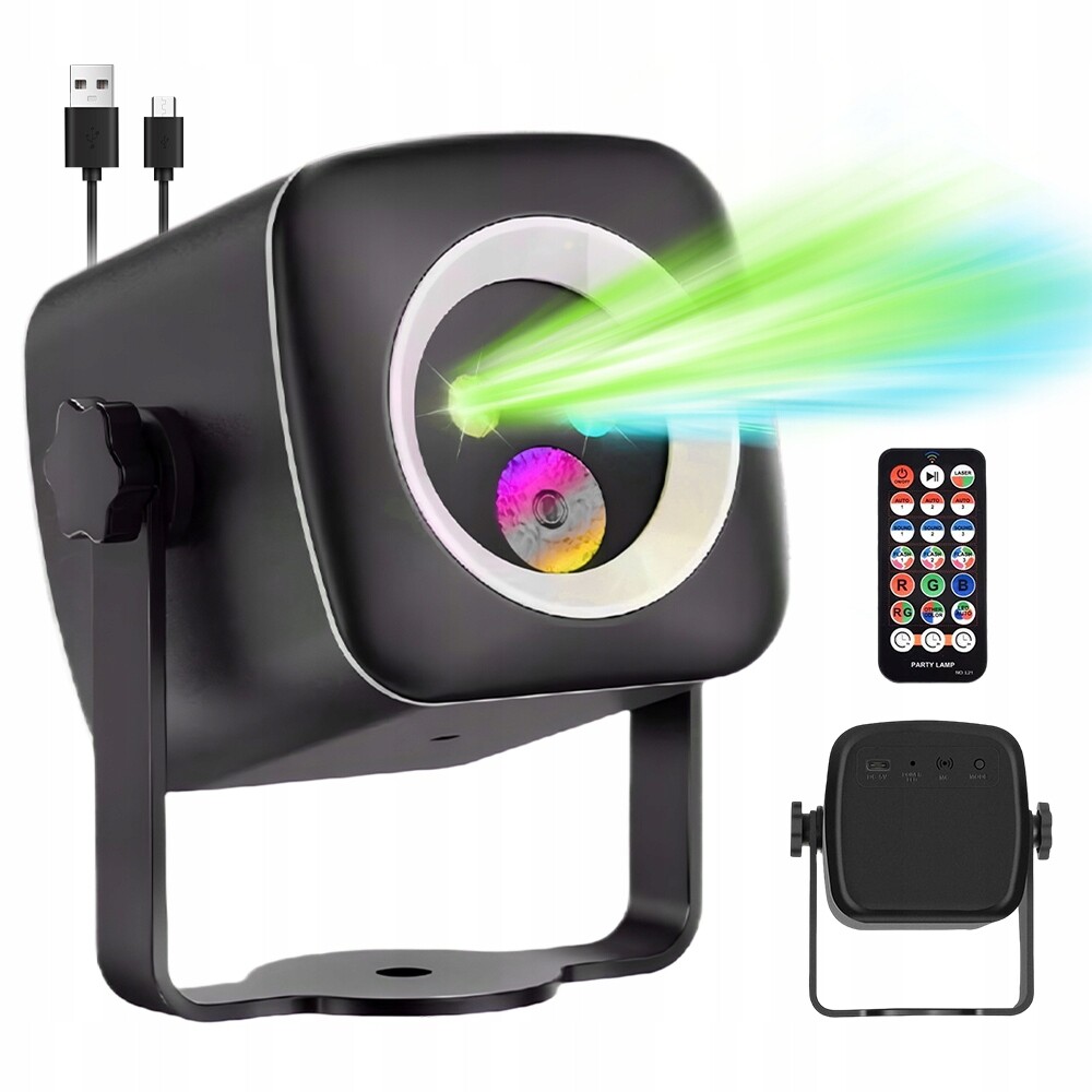 Led disko lampy pro Party House of Light laser s modrým laserem