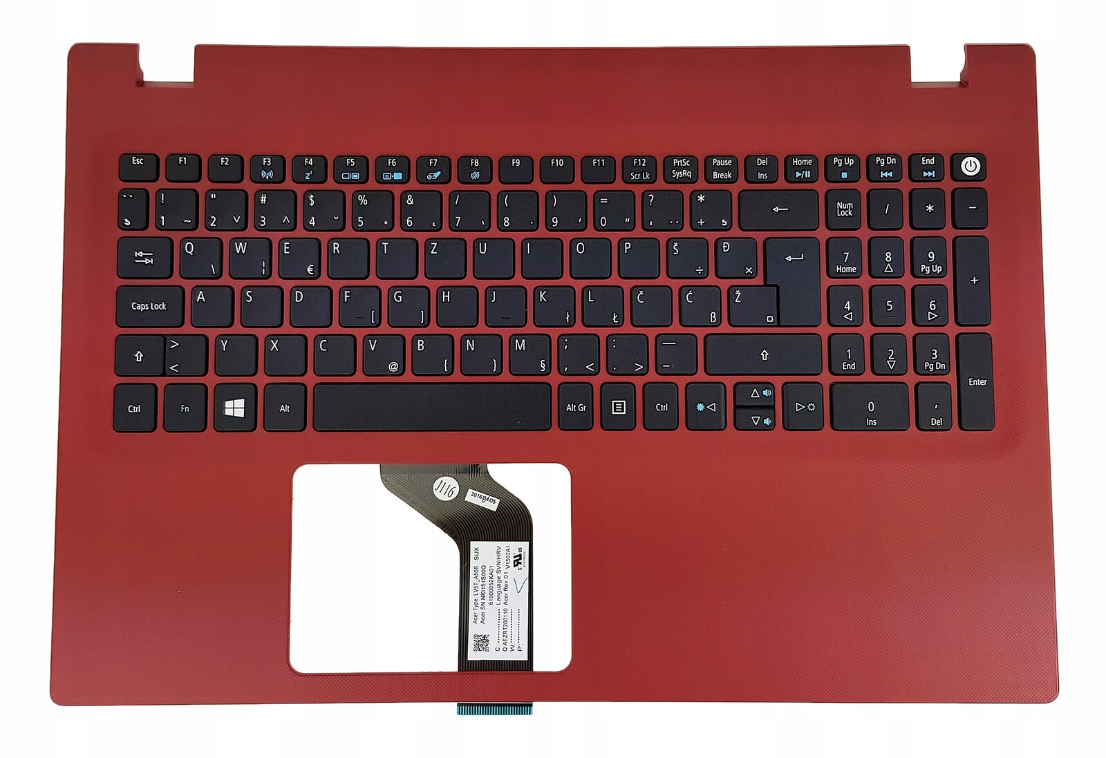 Klávesnice S Horním Krytem Acer E5-522 E5-552 E5-573