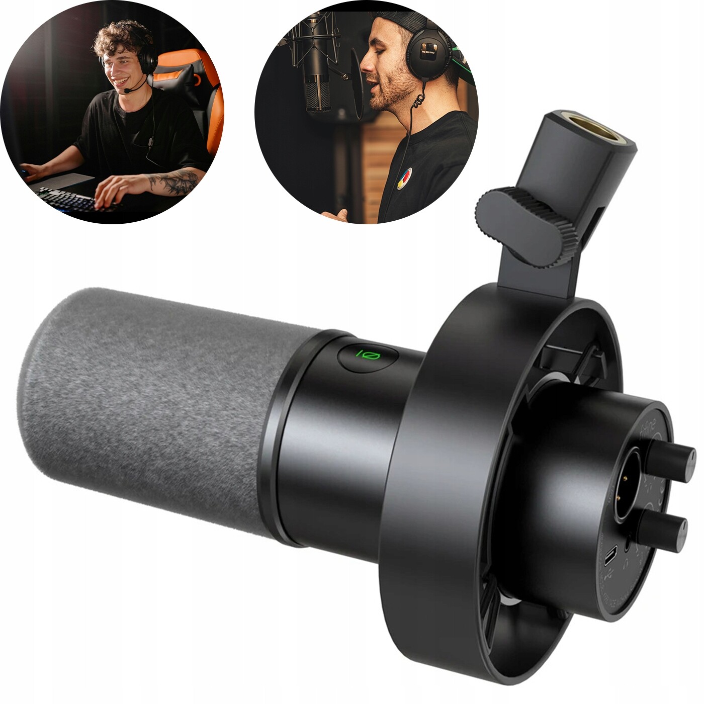 Profesionální Dynamický Mikrofon Usb/xlr S Tlumením Nárazů Při Hraní Podcastů