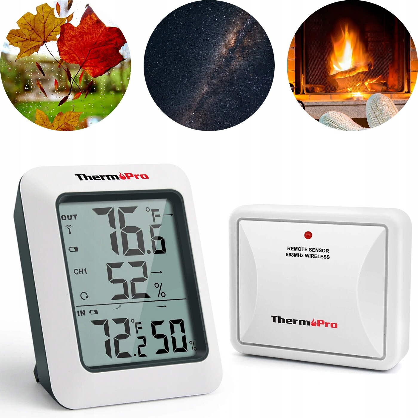 Domácí Meteorologická Stanice Základna Senzor, Teploměr, Vlhkoměr, Vnější Část