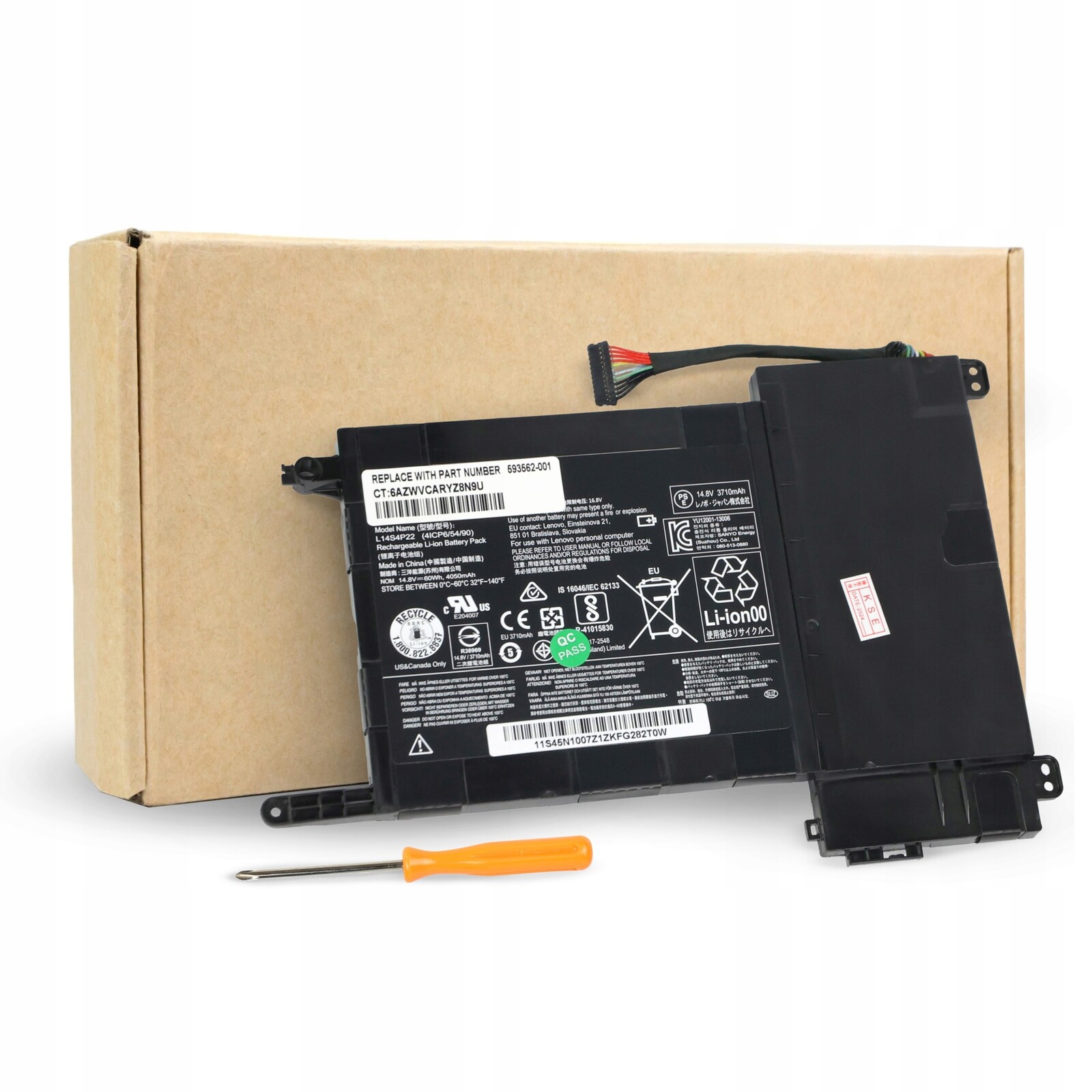 Akumulátor Baterie L14S4P22 L14L4P23 Pro Lenovo Ideapad Y700