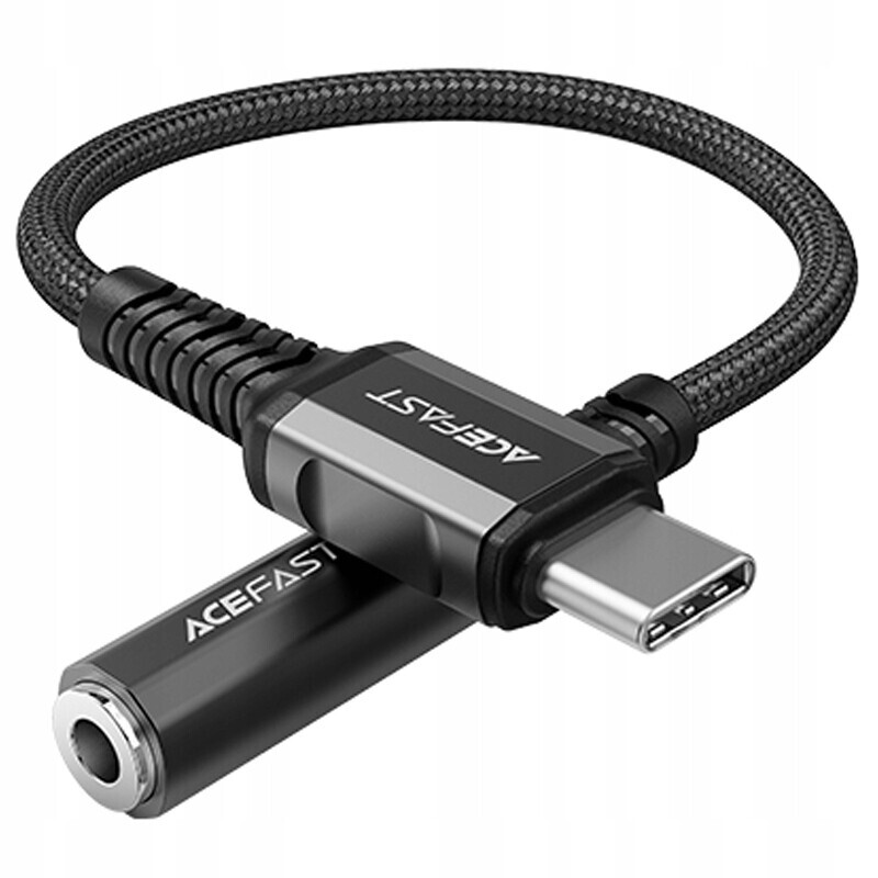Adaptér pro audio sluchátka Aux Usb-c na 3.5 mm mini jack 18 cm