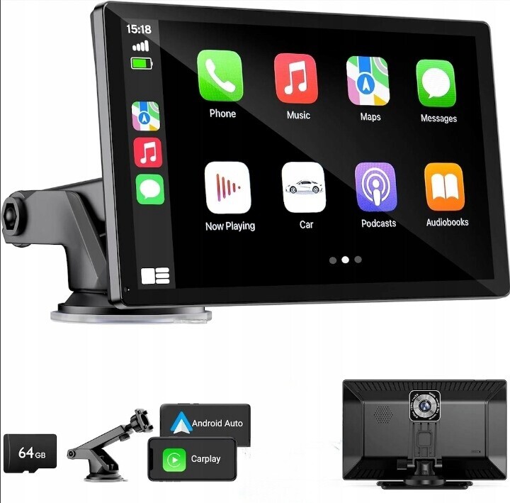 Autorádio Monitor Multimediální Stanice Android Auto Carplay Kamera