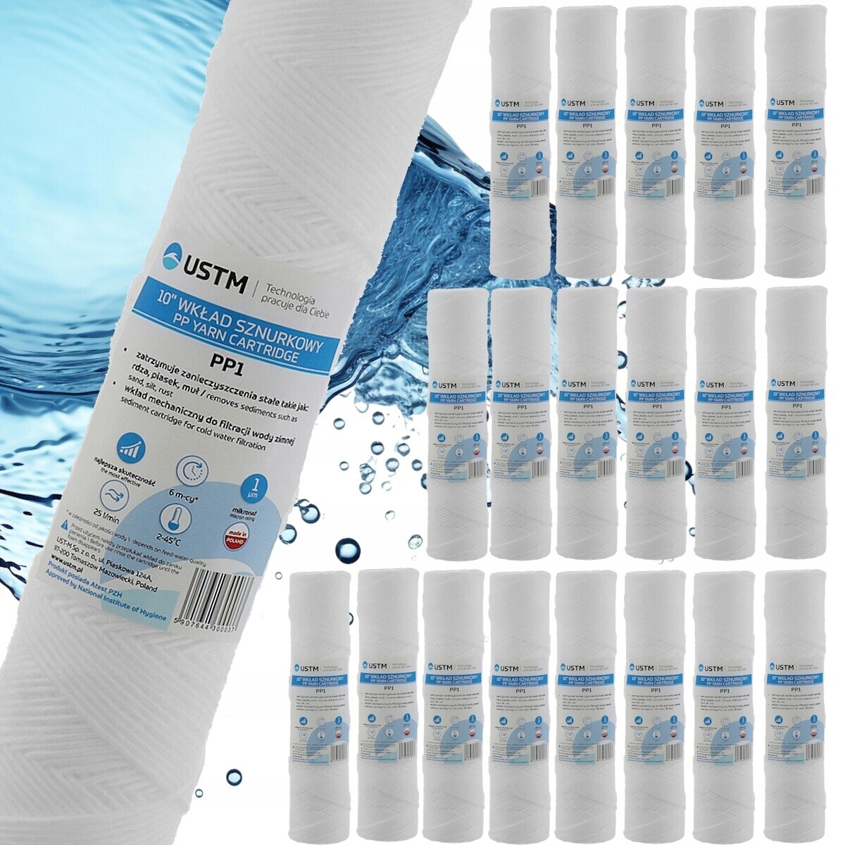 Sada 20 x vložka do vodního filtru 10