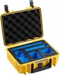 Profesionální kufr B&w pro kameru s příslušenstvím Insta360 X4 X5 žlutý