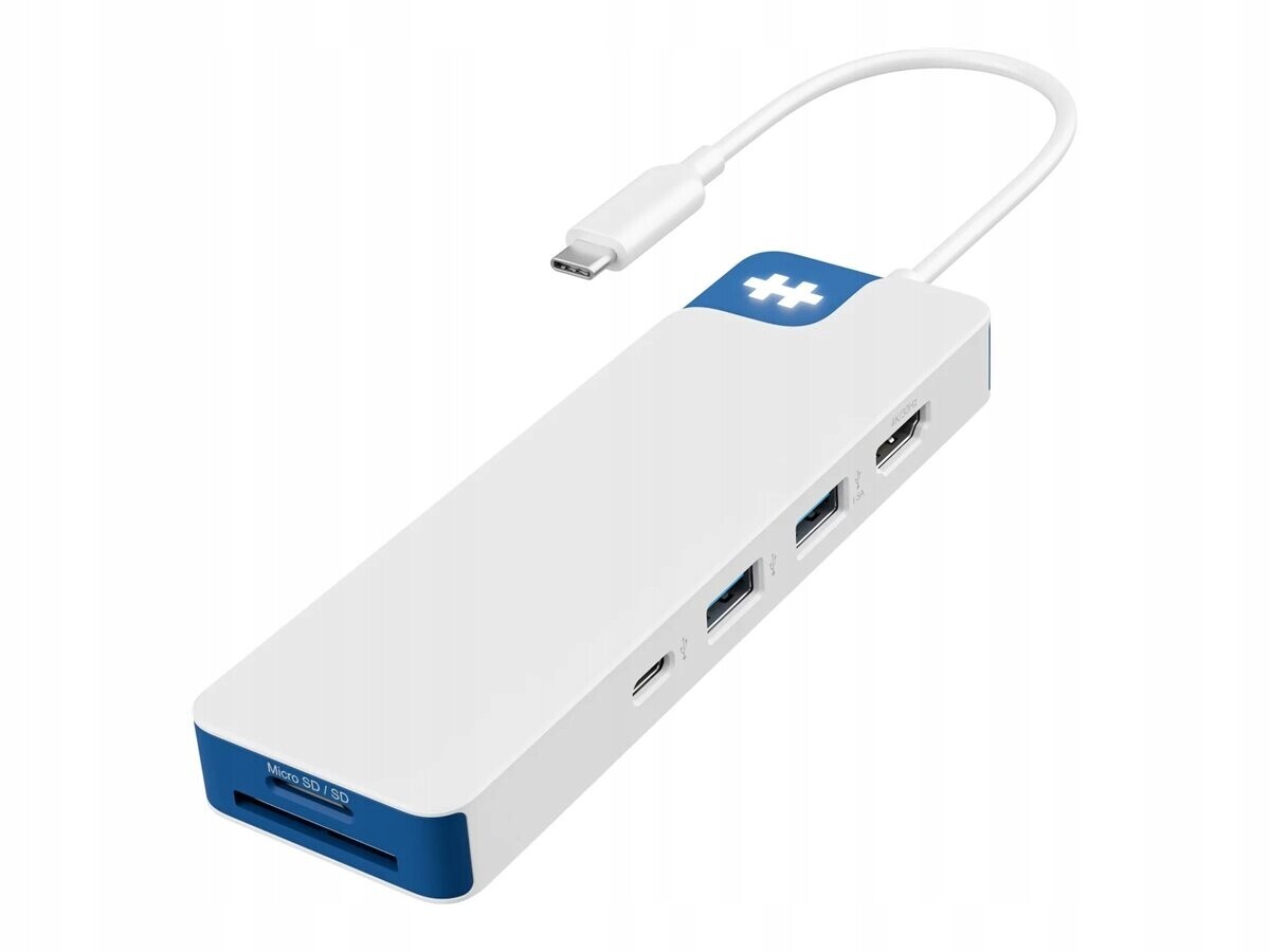 Hyper Hyper Drive Flex 8portový Usb-c Hub, modrý Hyper