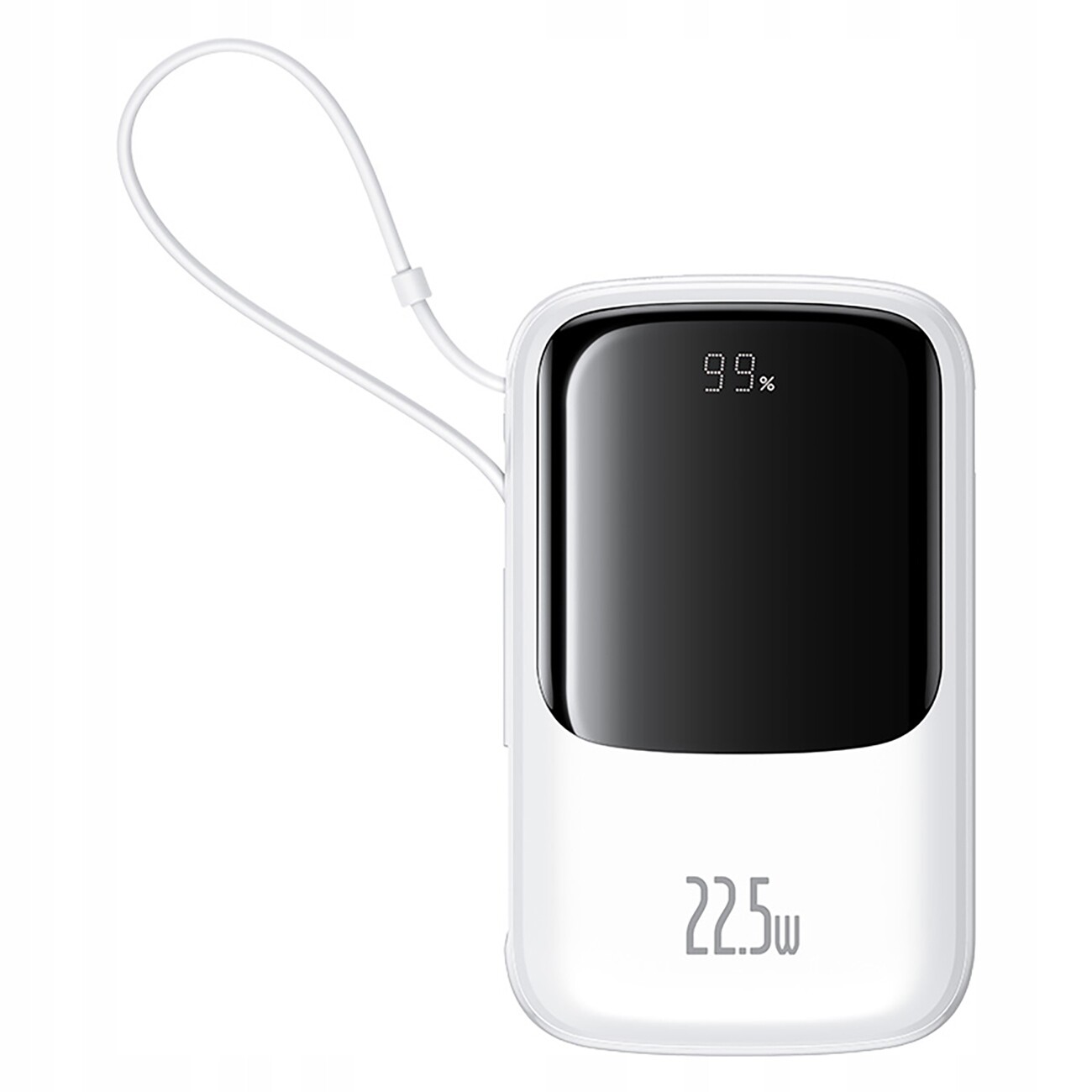 Powerbanka 10000MAH 22.5W S Vestavěným Kabelem Usb-c, Rychlý Displej