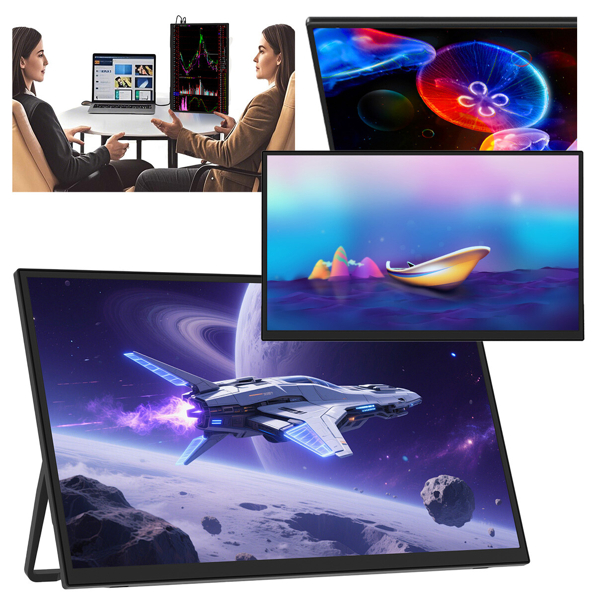 Přenosný monitor Pro Notebook Telefonu 18,5