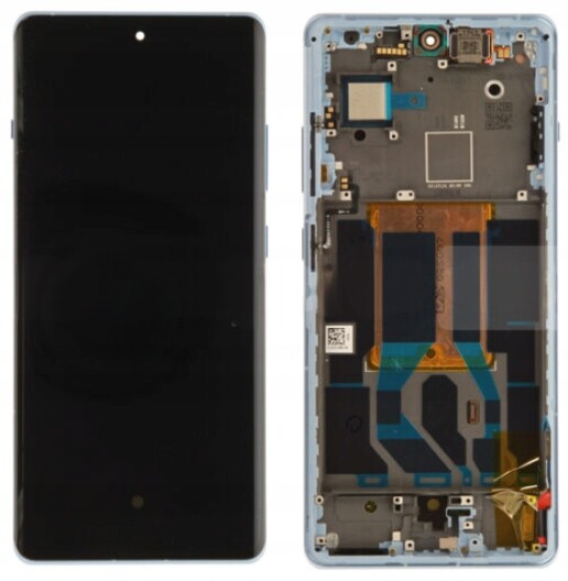 100% Originální LCD displej Service Pack Rámeček OnePlus 12R Modrý
