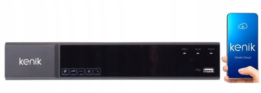 Moderní rekordér Kenik KG-NVR4014 – podpora 4 Ip kamer 4K – Hdmi Onvif