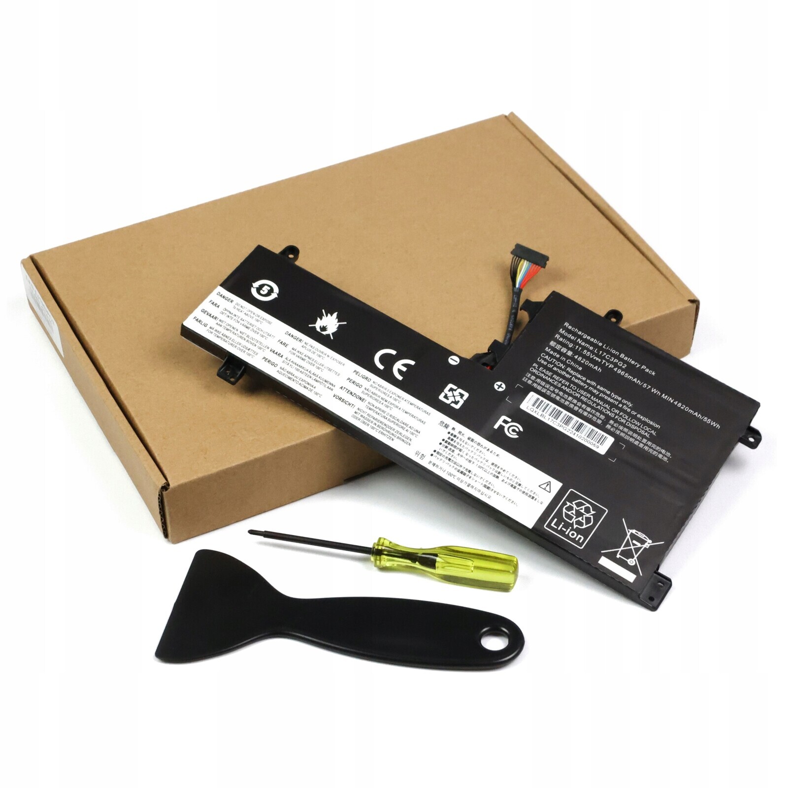 Baterie pro Lenovo L17L3PG1 L17M3PG2 L17M3PG3 L17C3PG2 L17L3PG1 3ICP6/54/90