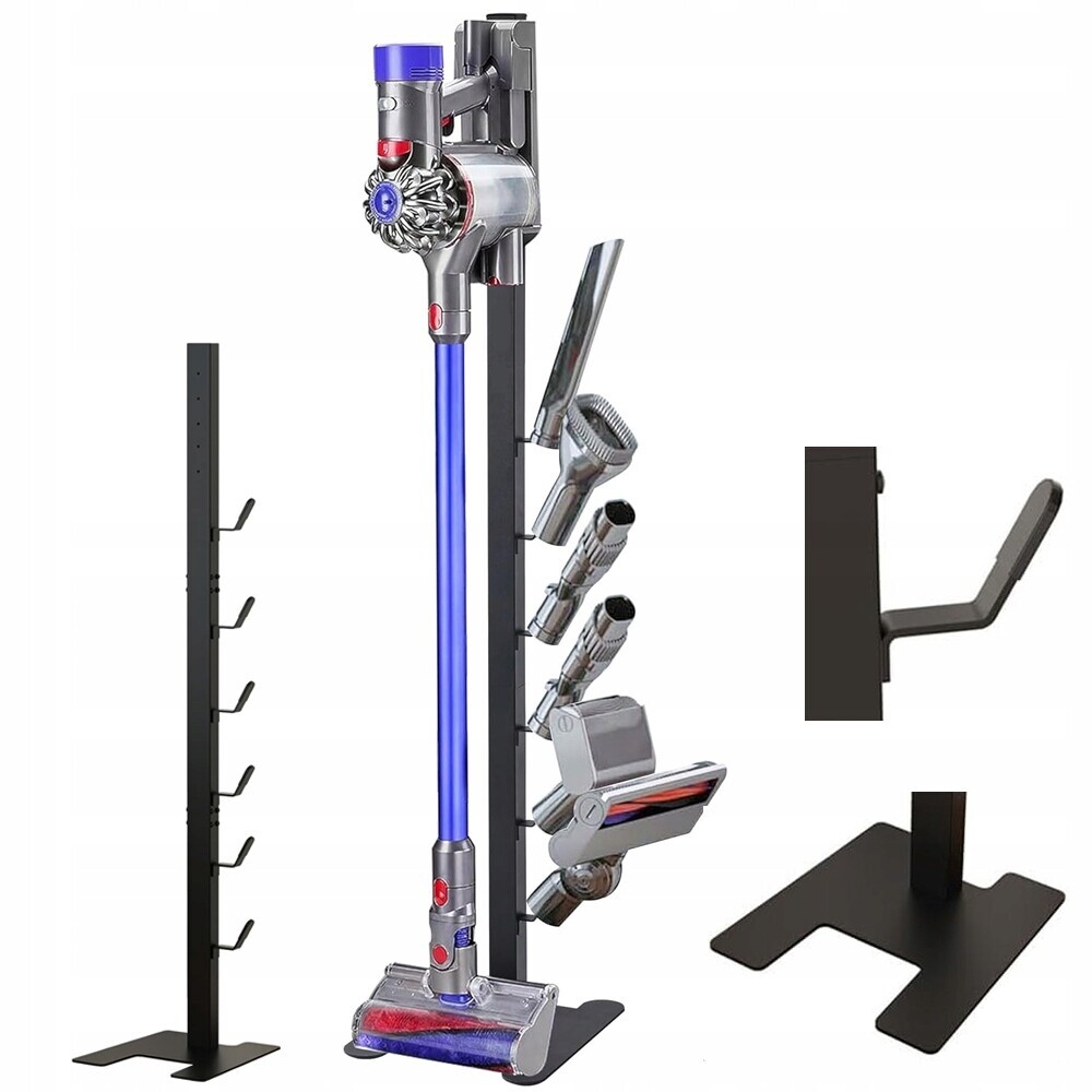 Podlahový Stojan Pro Vysavač Kovový S 6 Háčky Pro V7 V8 V10 V11 V12 V15