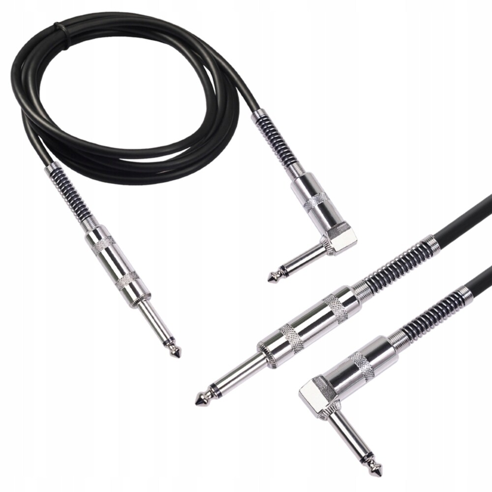 Kytarový Kabel Kytarový Úhlový Nástrojový Kabel Pružina Jack 5 M