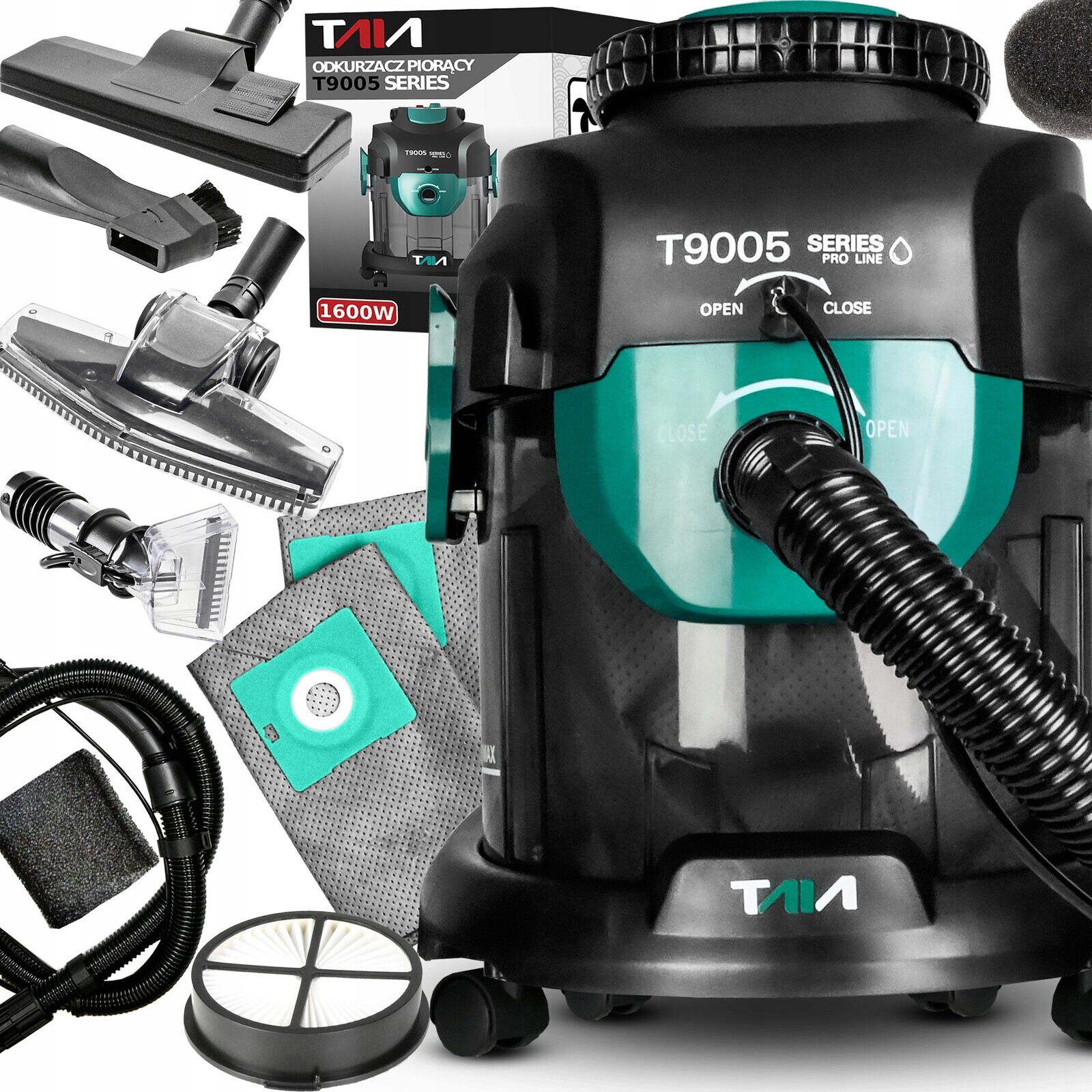 Silný Vysavač Vysavač Taia Na Mokré A Suché Foukání Koberců Čalounění