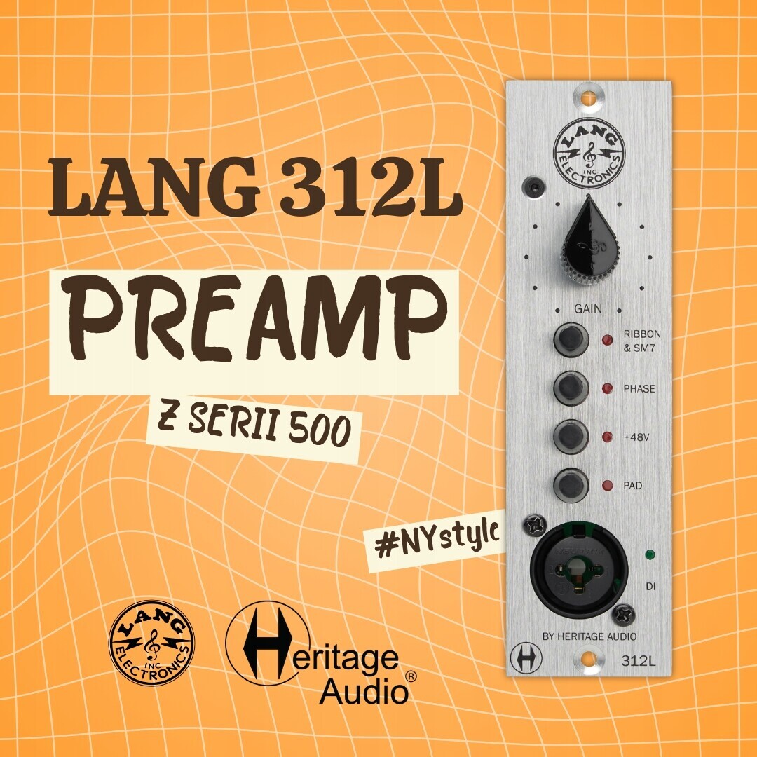 Předzesilovač Heritage Audio Lang 312L řady 500 v newyorském stylu