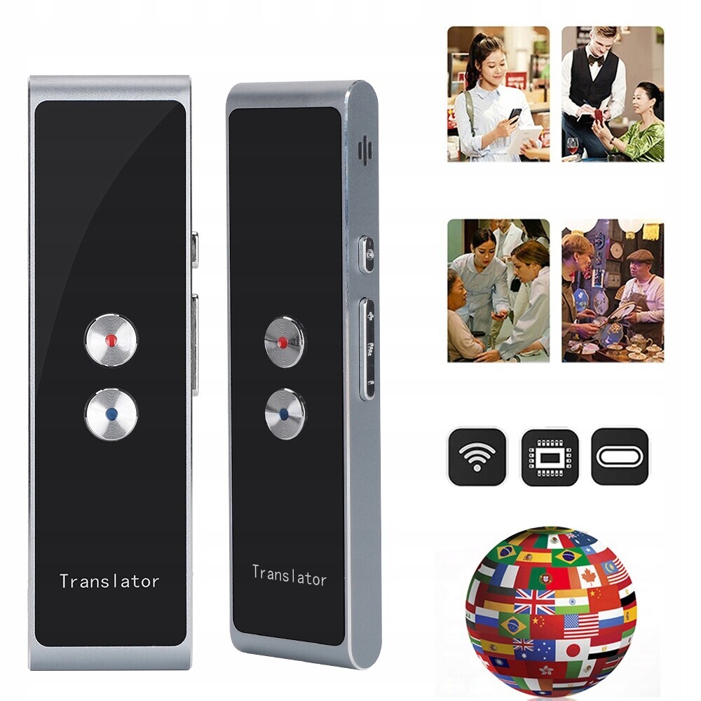 Elektronický hlasový překladač T8 33 Jazyky Malý Přenosný pro chytrý telefon