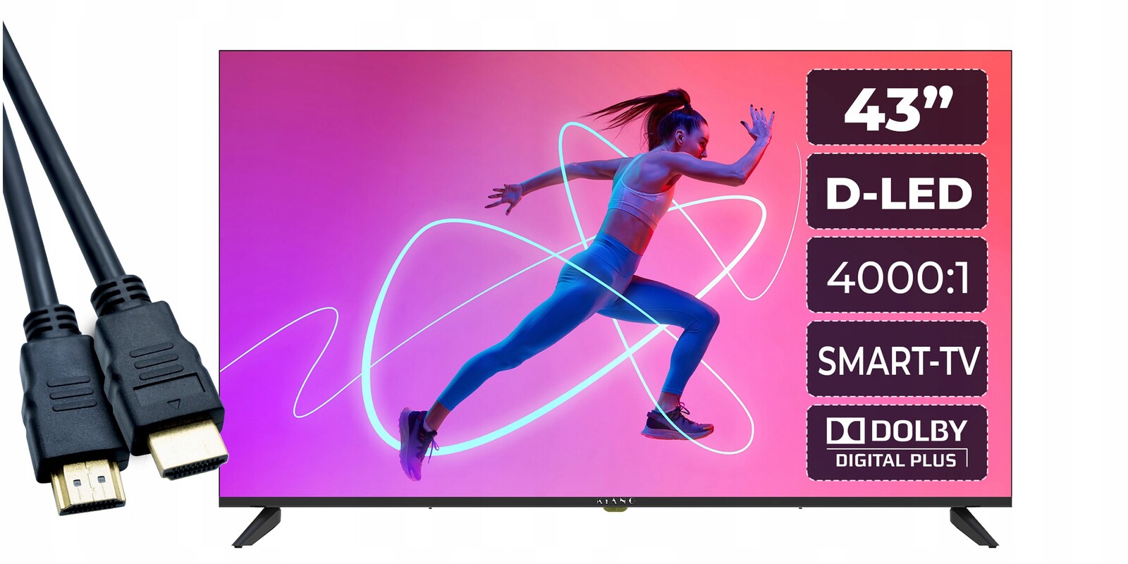 Televizor Kiano Elegance Led Tv 43