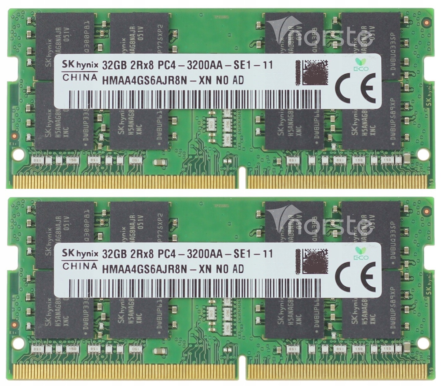 64 Gb (2 x 32 Gb) Sk Hynix DDR4 3200MHz So-dimm Sodimm Ram HMAA4GS6AJR8N-XN