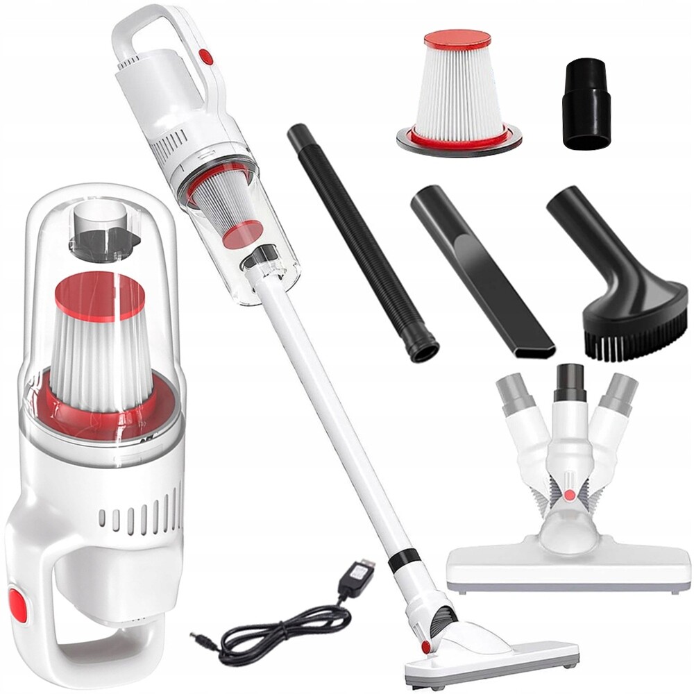 Bezdrátový Vysavač 120 W 12000 Pa Hepa pro domácnost a auto