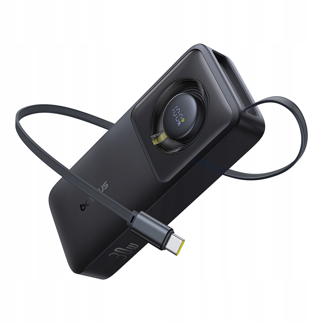 Powerbanka 10000MAH 30W Pd S Odvíjejícím Se Kabelem Usb-c Rychlé Nabíjení