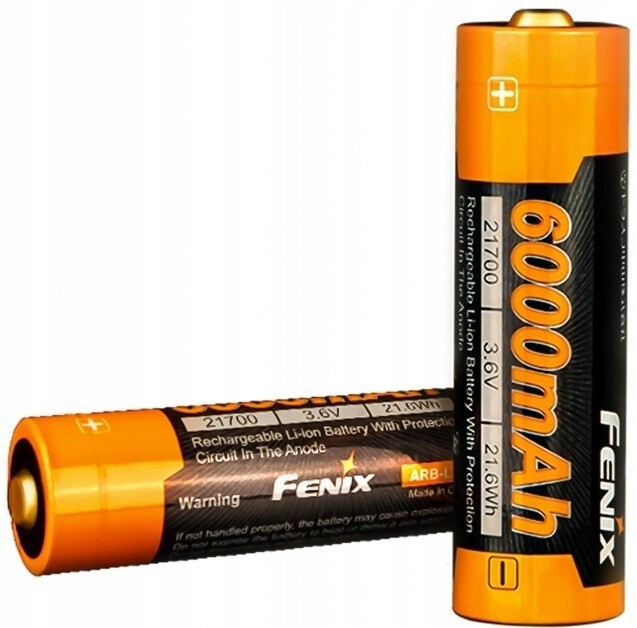 Akumulátor Fenix ARB-L21 21700 6000 mAh 3,6 V baterie pro svítilnu