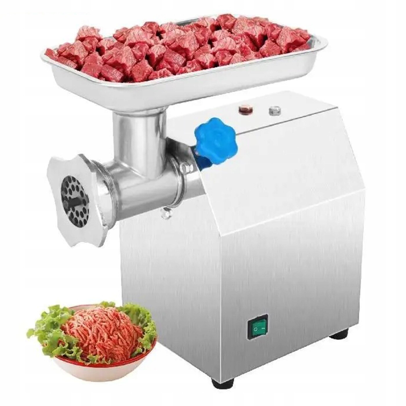 Elektrický mlýnek na maso 122 kg/h Silná Plnička Do Klobás, Jitrnic