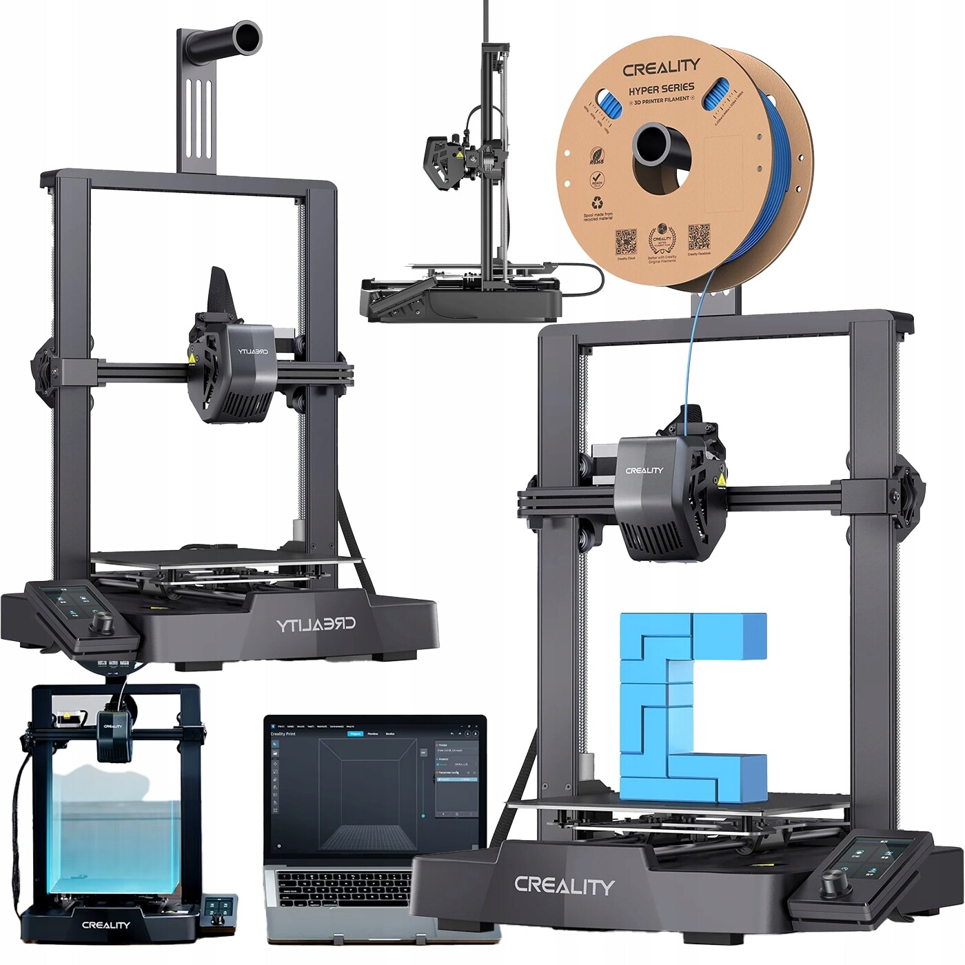 3D tiskárna Ender-3 V3 Se 400x366x490 mm Pla, Petg, TPU(95A) Technická