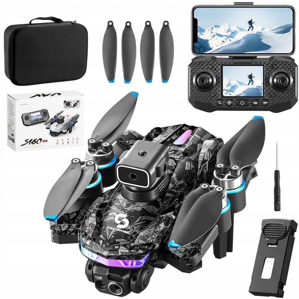 Noční dron s Led diodami a vyhýbáním se překážkám Ideální pro děti i začátečníky