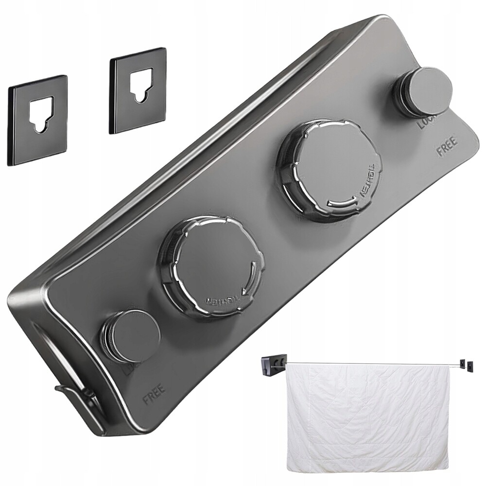 Vysouvací Šňůra 5.1 M Šedá Na Oblečení 20 Kg Na Balkon, Koupelnu, Zahradu