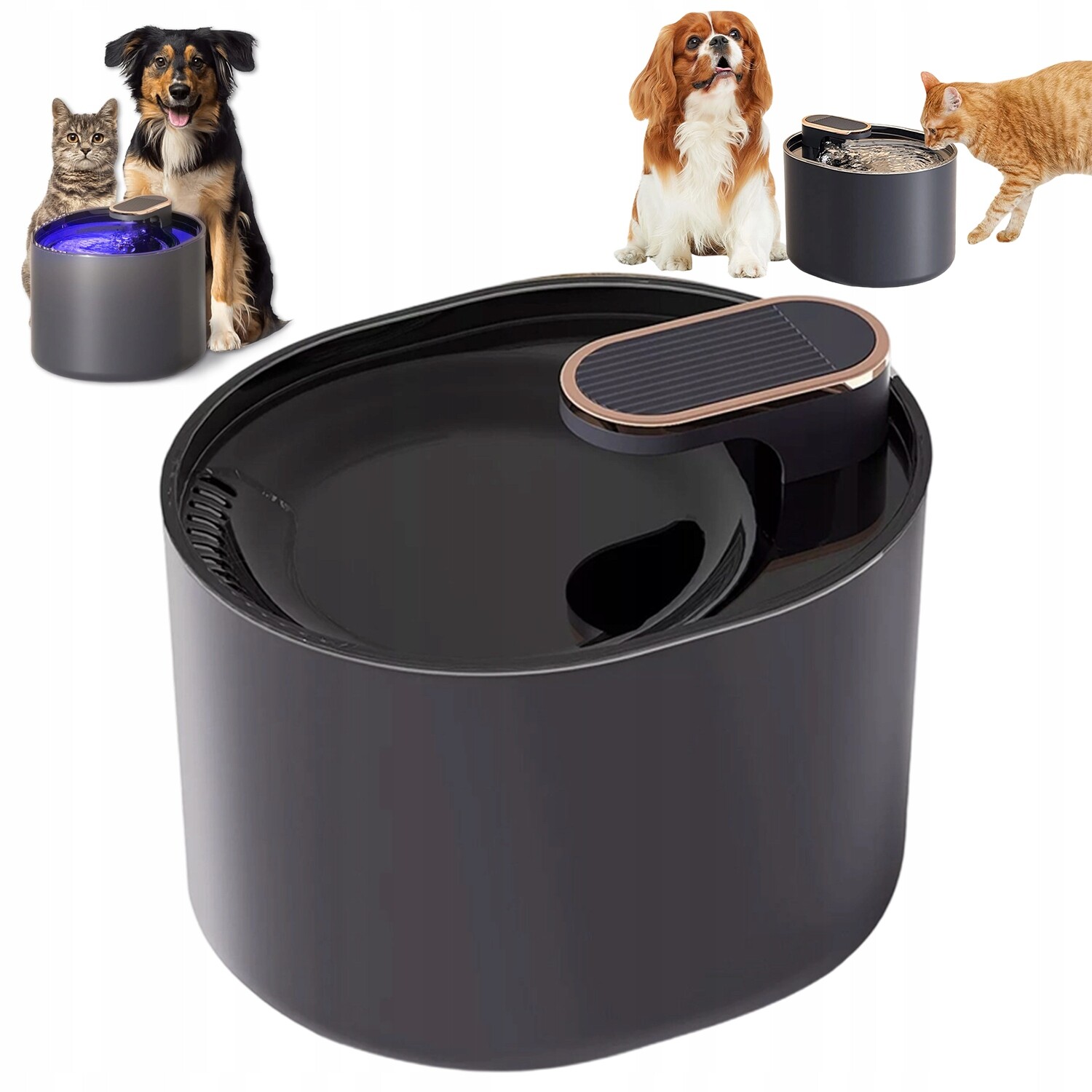 Fontána Upozornění Na Nedostatek Vody Inteligentní Led