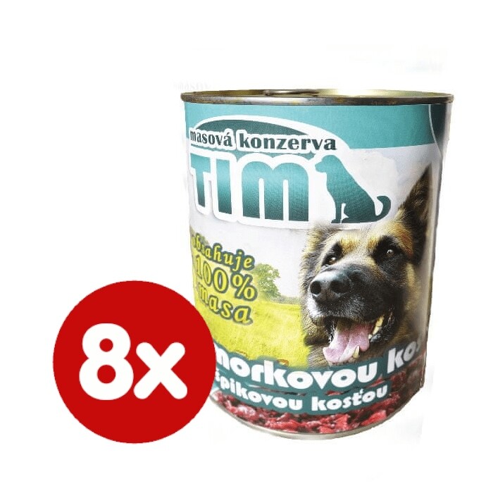 Falco Tim s morkovou kostí 8x800 g