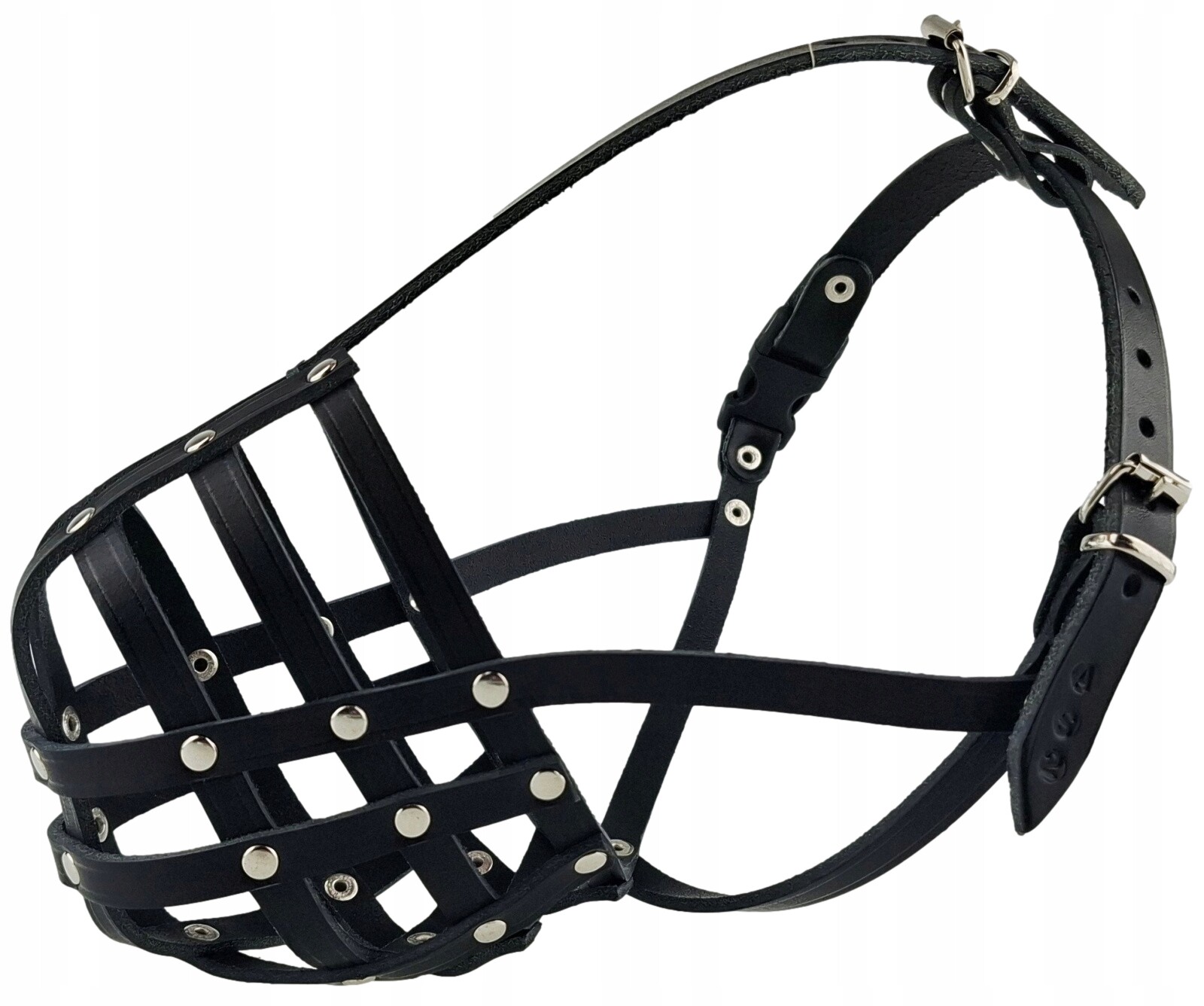 Kožený náhubek pro psa Champion Stafford AS2 33/9 Cm