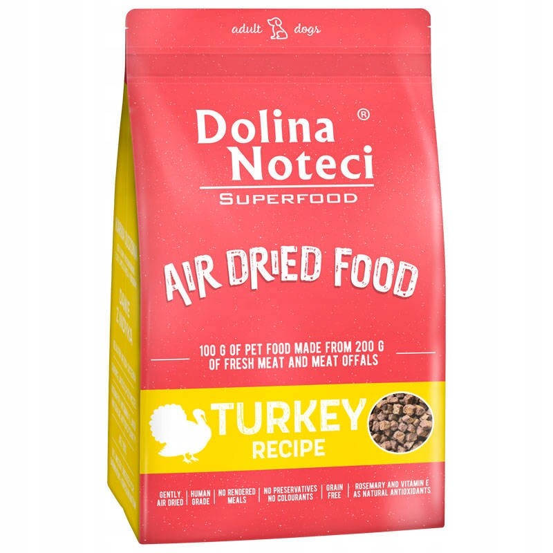 Dolina Noteci Superfood krmení pro psy z krůtího masa, sušené, 5 kg