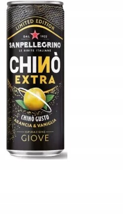 Sanpelegrino Chino Extra pomerančovo-vanilkový nápoj 330 ml x 24 (svařák)