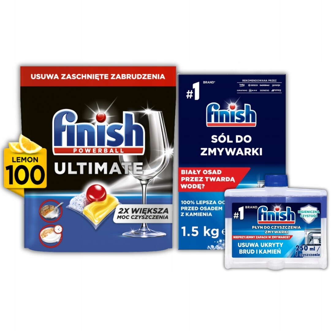Finish Ultimate All in 1 kapsle do myčky nádobí Citrón 100 ks sada ks