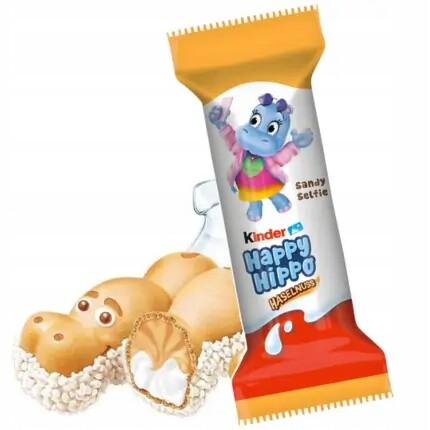 Kinder Happy Hippo Oplatek s krémově ořechovou náplní 20.7 g 28 ks
