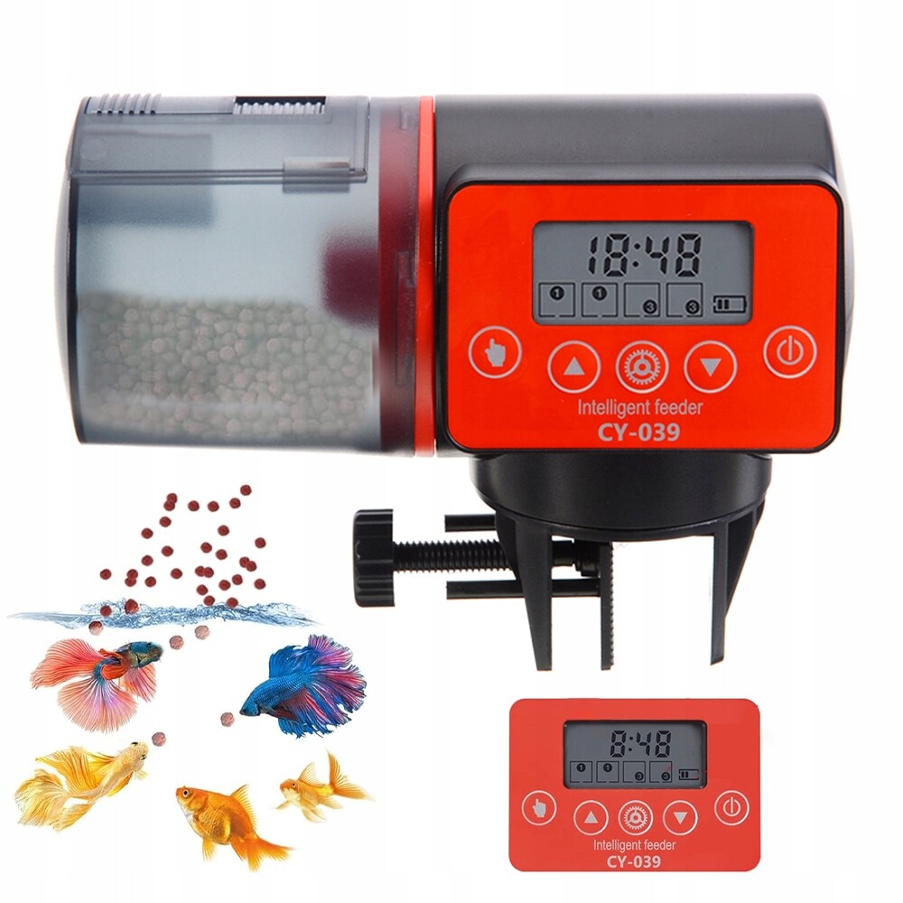 Automatický Krmítko S Programátorem 4 Krmítka 200 ML Pro Otevřená Akvária
