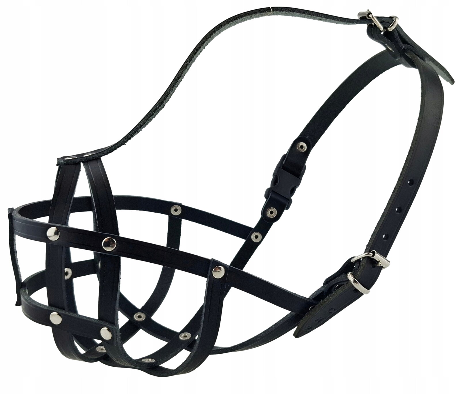 Kožený náhubek pro psa Champion Chowchow CH2 36/4,5 cm